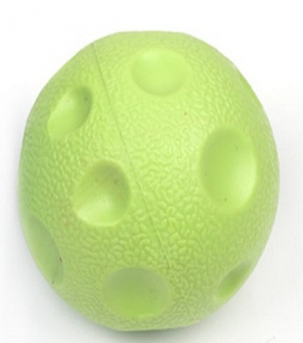 Игрушка - мячик для собак средних, мелких и крупных пород "Сырик для Бро", цвет зеленый, d-6см (лейбл)
