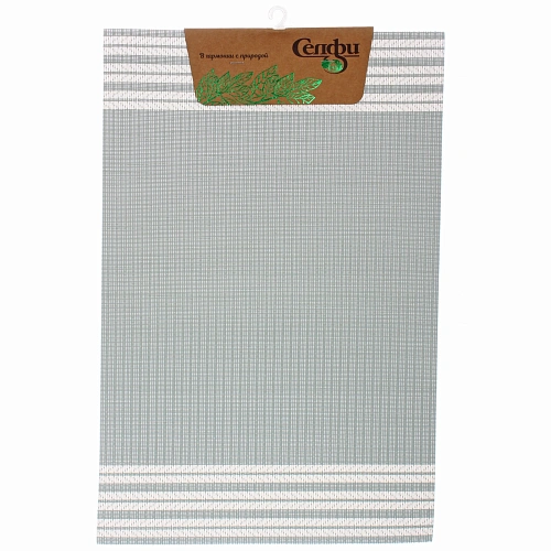 Салфетка на стол 30*45см "Сиена" плетеная, мятная