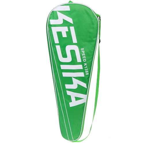 Бадминтон в наборе K-1388, 3 предмета 2 металлические ракетки 65 см, чехол (цвет зелёный)_3