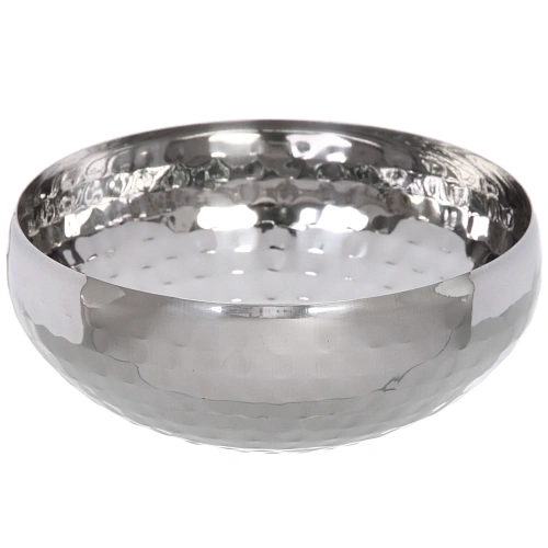 Салатник из нержавеющей стали 0,7л 15см, декоративный узор