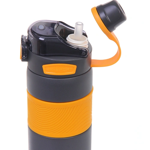 Термос 600мл Фитнесс, цвет темно-серый _5