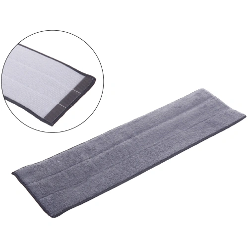 Сменная насадка для швабры из микрофибры 42*12см два кармана