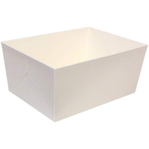 Корзина для хранения с эластичными стенками "ФОРЛИ", цвет белый, 34,5*25,5*16см (лейбл Селфи)