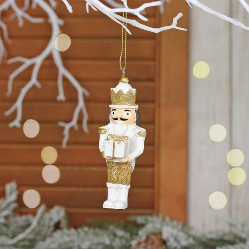 Ёлочная игрушка "Сказочный солдат" 10*3 см