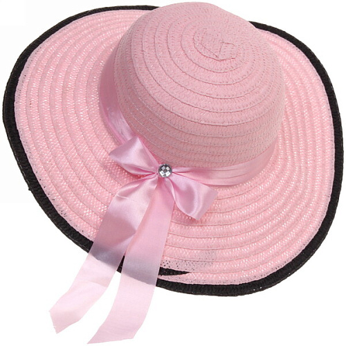 Шляпа женская с широкими полями TiraMiSu- Бэлла, микс 6 цветов, р58, ширина полей 11 см_24