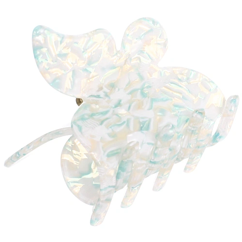 Заколка-краб для волос  ЭЙФОРИЯ ФЛО, шайла, микс 6 цветов, 4,7см (блистер Кокетка)_14