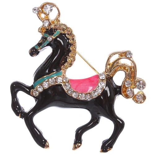 Брошь Best Podarok - Лунная Тень, цвет черный, 44см_3