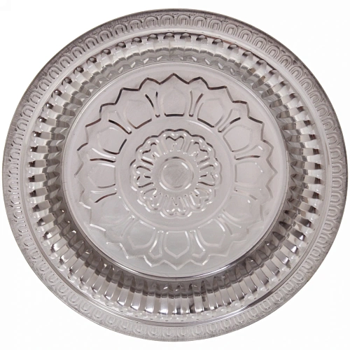 Поднос металлический Цветок 28см_5