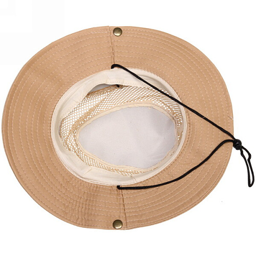 Шляпа мужская с клепками и сеткой Cowboy, микс 6 цветов, 58р, ширина полей 7,5см_26