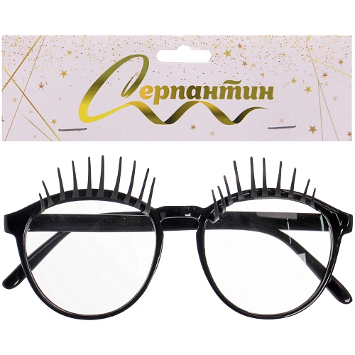 Очки карнавальные Реснички 13,65,5 см_5