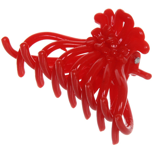 Заколка-краб для волос Amelia - Flowers, микс 6 цветов, 632см, ( в индивид пакете со стикером)_4