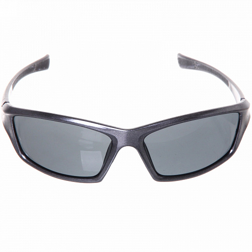 Очки солнцезащитные спортивные "Sports hit", литые с тонкими дужками, цвет серый