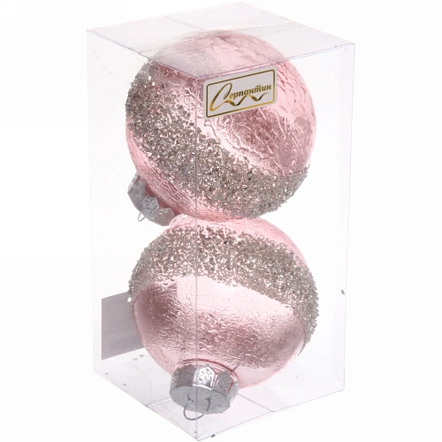 Набор украшений SHINE Diamonds 8 см (2 шт), baby pink_5