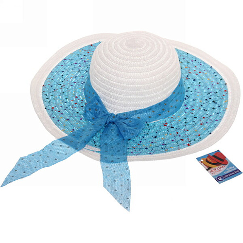 Шляпа женская с широкими полями TiraMiSu- Адель, микс 5 цветов, р58, ширина полей 13 см_4