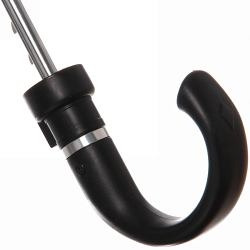 Зонт мужской полуавтомат Классика-2017 цвет черный, ручка крючок, 8 спиц, d-95см, длина в слож виде 40см  _7