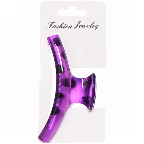 Заколка-краб для волос на блистере Diana Collection - Rita, микс 6 цветов, 95см _5