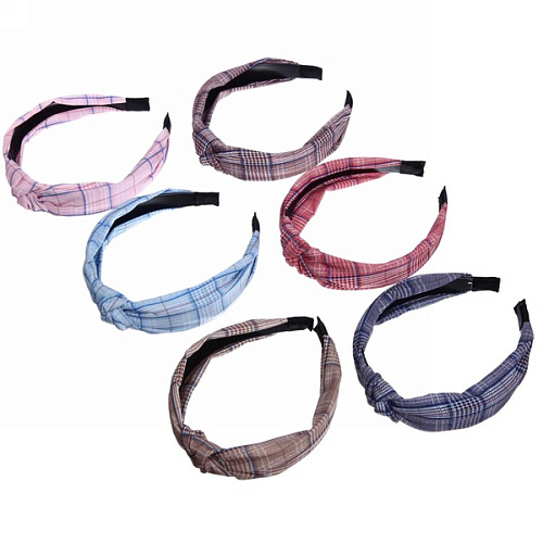 Ободок для волос New Style - Классическая Клетка, 4 цвета_6