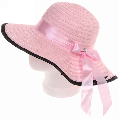 Шляпа женская с широкими полями TiraMiSu- Бэлла, микс 6 цветов, р58, ширина полей 11 см_23