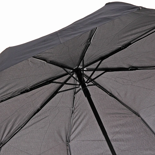 Зонт мужской автомат Ультрамарин - Эстет, цвет черный, ручка крючок, d98см_7