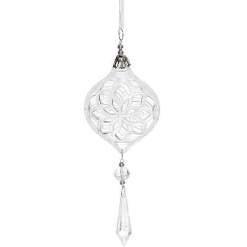 Подвеска "Сказочные узоры" 8*20 см, Белый