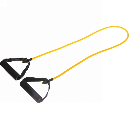 Эспандер трубчатый Life 1,30 м (нагрузка 4,5-6,5 кг), жёлтый_4
