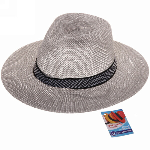 Шляпа мужская Forester, микс 4 цвета, р58, ширина полей 10см_9