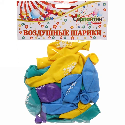 Воздушные шары  25 шт, 1025см Пират, (микс)_3