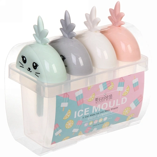 Форма для приготовления мороженого Котята 4шт_5