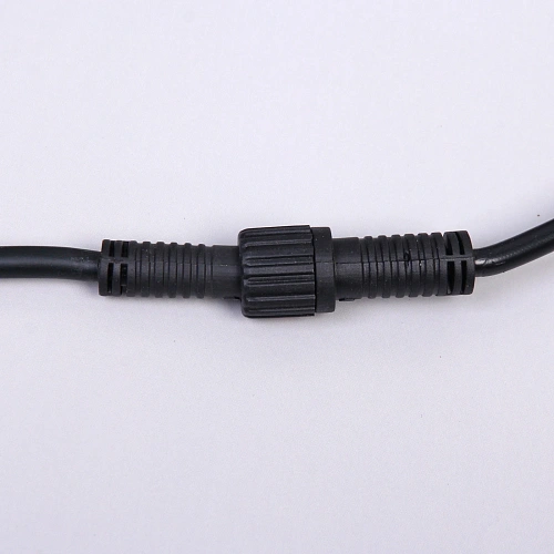 Гирлянда для улицы НИТЬ Spectrum 5 м 10 ламп LED (56 см), черный провод, авторежим, IP-65, Теплый белый (возможность соединения)_8