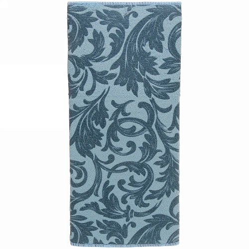 Коврик для сушки посуды 3850см Цветочный узор бирюзовый_3