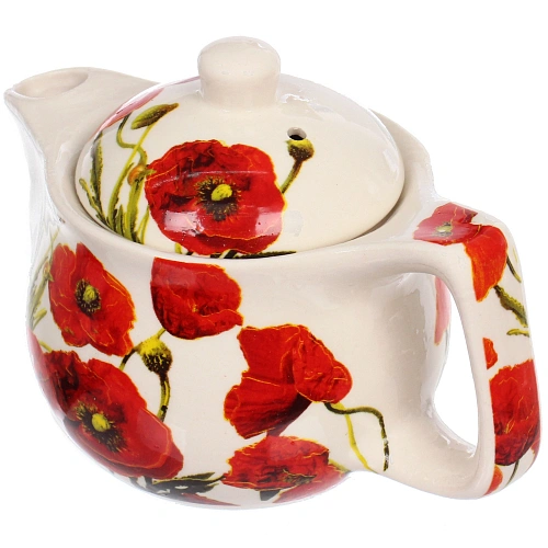 Чайник заварочный керамический 350мл с ситом Маки_6