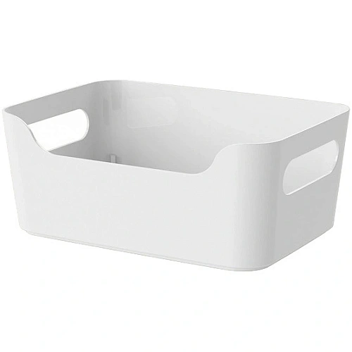 Корзинка универсальная для хранения "SCANDI", белый, 24*17*9см, 3,1л