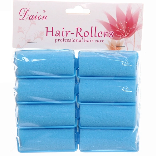 Бигуди поролоновые с зажимом 8шт, цвет микс, d=30мм_15