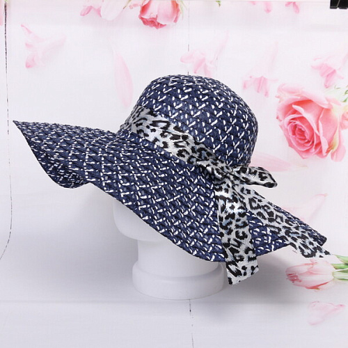 Шляпа женская с широкими полями TiraMiSu- Стелла, микс 8 цветов, р58, ширина полей 14 см_22