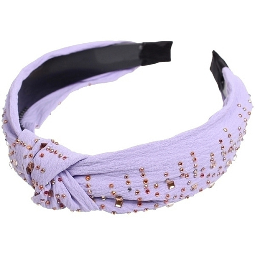 Ободок для волос ЛАФАНТАЛЬ, эйфория, стразы, ширина 28см, микс 6 цветов (стикер на внутр часть)_6