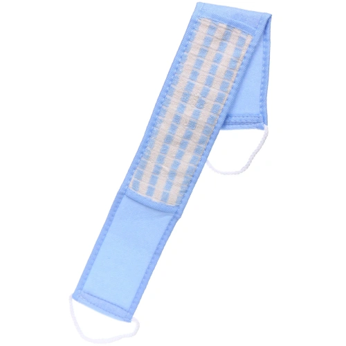 Мочалка для тела "ULTRAMARINE AGORA", комбинированная, цвет голубой, 70*10см