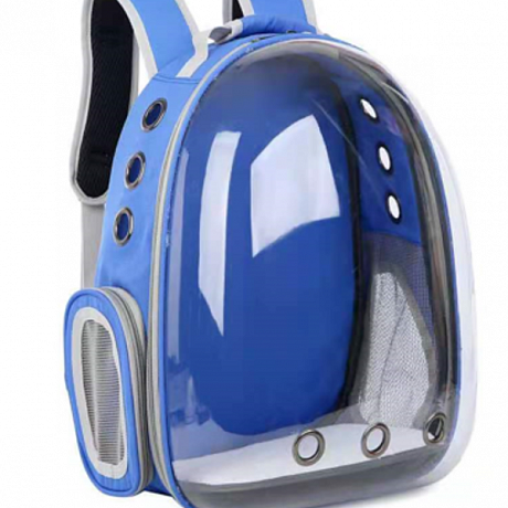 Рюкзак - переноска для животных "ЛЮБИМЫЙ БРО", цвет синий, 27*33*43см/до 7кг (Пакет и Лейбл)