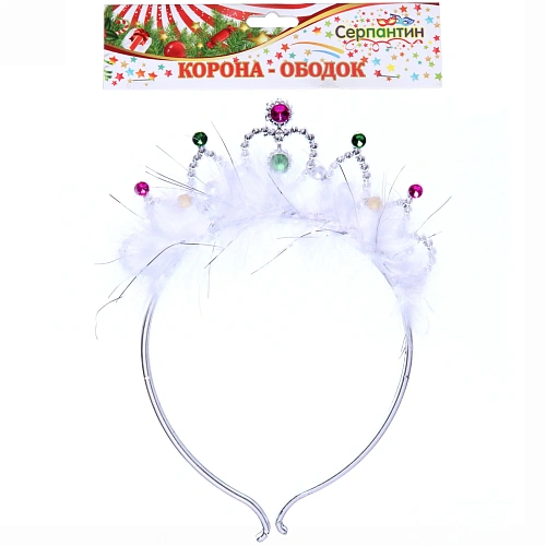  Корона-ободок пластиковая карнавальная Фея Пушистик 1749_5