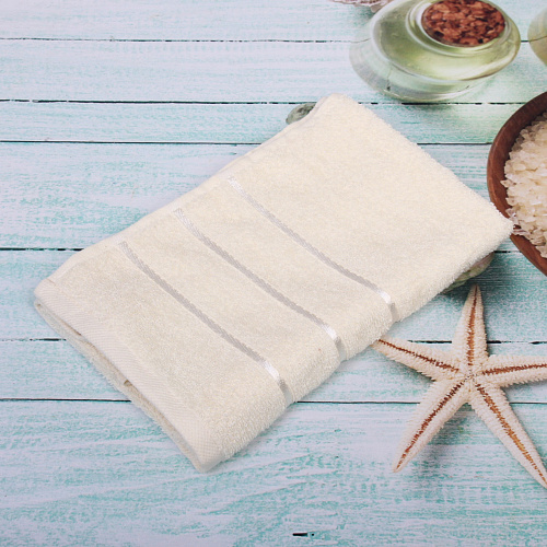 Полотенце махровое 5090см LUNA цвет бежевый 01020 плотность 360грм2_8