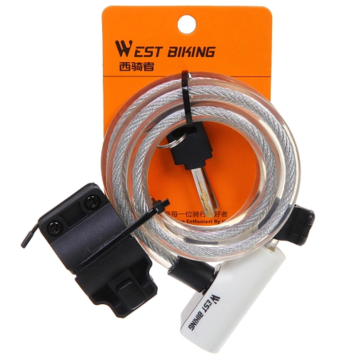 Замок велосипедный тросовый West biking, YP0705102_9