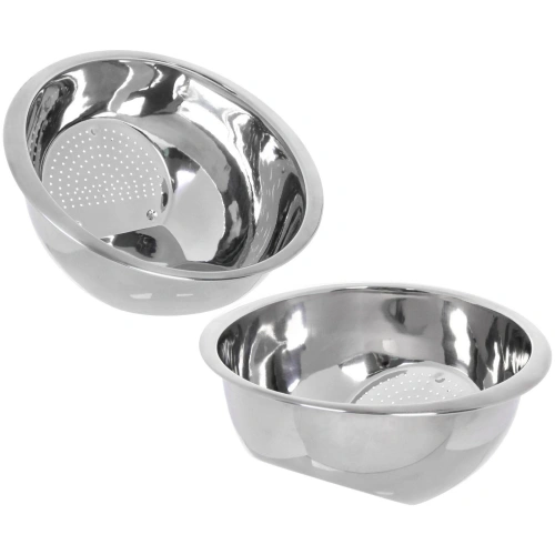 Дуршлаг из нержавеющей стали для риса 3л 25см