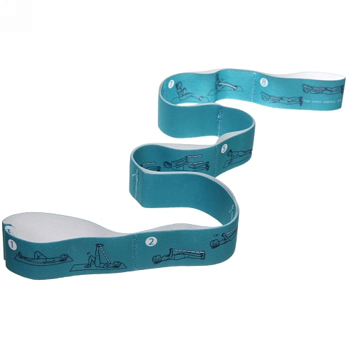 Резинка для фитнеса Stretch 954 с упражнениями, микс_19