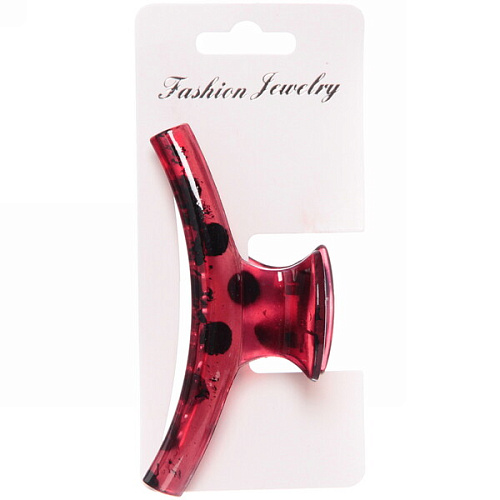 Заколка-краб для волос на блистере Diana Collection - Rita, микс 6 цветов, 95см _6