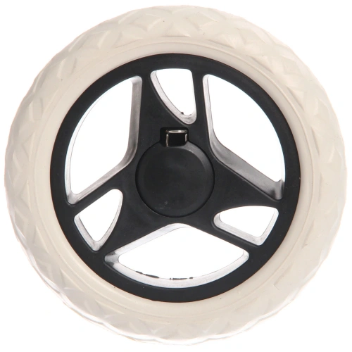 Колесо для тележки 17х3,3см черно-белое