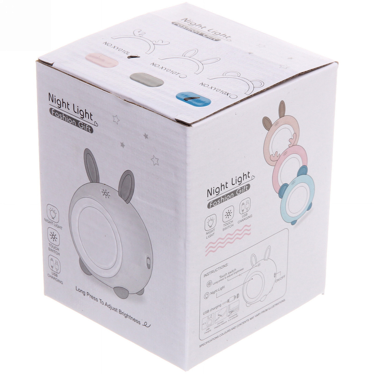 Светильник "Marmalade-Cute rabbit" LED цвет розовый USB