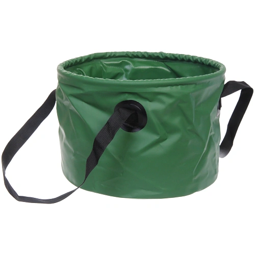Ведро складное  туристическое 15л зеленое_4