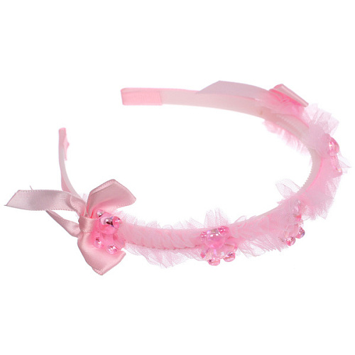 Ободок для волос детский БАМБИ БУМ, мишки, цвет розовый, лавандовый и голубой, 15см_10