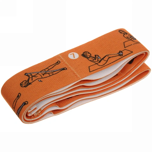 Резинка для фитнеса Stretch 954 с упражнениями, микс_35