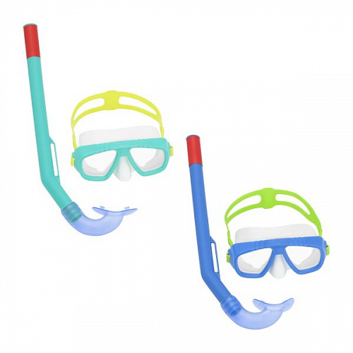 Набор для подводного плавания от 3-х лет Aqua Champ: маска,трубка Bestway (24018)