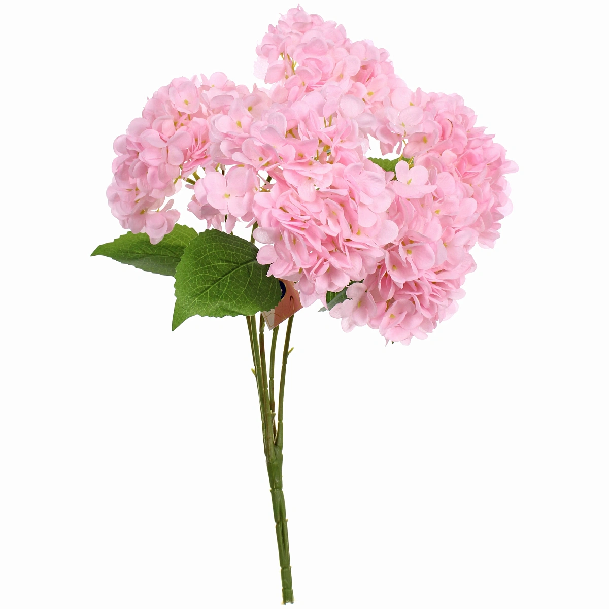 Искусственные цветы "Гортензия"  48см 5 цветков розовые